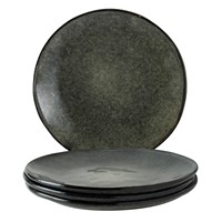 Giftset 4 Plates 26,5cm Green Dutch Rose Organic