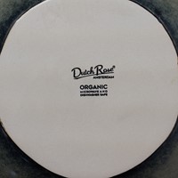 Giftset 4 Plates Deep 23,5cm Green Dutch Rose Organic-4