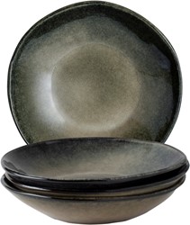 Giftset 4 Borden Diep 23,5 cm Groen