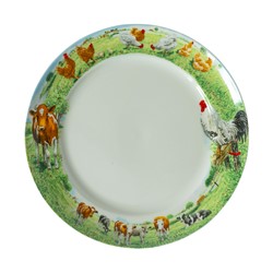 Wiebe van der Zee Bord 25 cm Koe/Kip