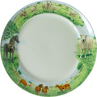 Wiebe van der Zee Bord 25 cm Paard/Schaap