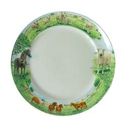 Wiebe van der Zee Plate 25 cm Horse/Sheep