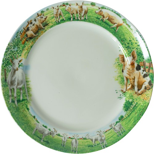 Wiebe van der Zee Bord 25 cm Geit/Varken