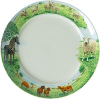 Wiebe van der Zee Bord 21 cm Paard/Schaap