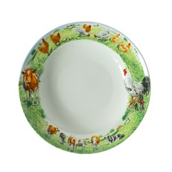Wiebe van der Zee Bord Diep 23 cm Koe/Kip