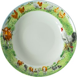 Wiebe van der Zee Bord Diep 23 cm Koe/Kip