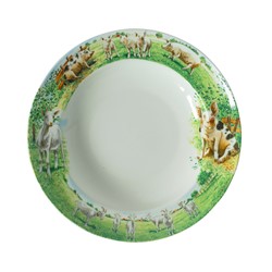 Wiebe van der Zee Bord Diep 23 cm Geit/Varken
