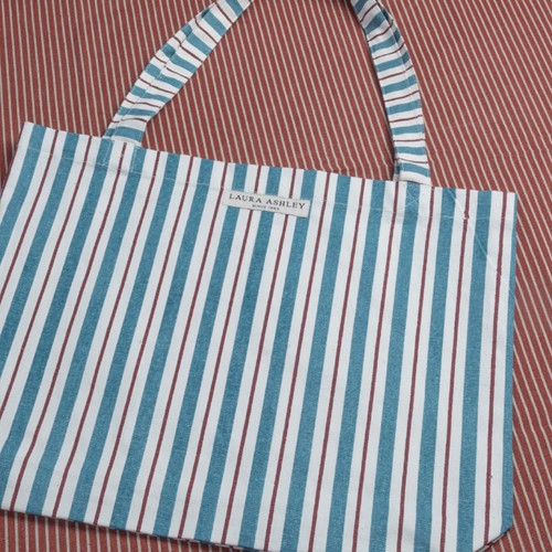 Laura Ashley Shopper Pennel Stripe 44 x 36 cm-2