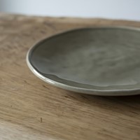 Dutch Rose Bord Plat 26,5 cm Olijf-10