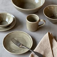Dutch Rose Deep plate 23,5 cm Olive-11