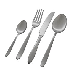 Bestekset 16-delig mat