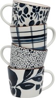 Dutch Floral Giftset 4 Bekers assorti-2