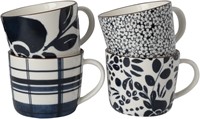 Dutch Floral Giftset 4 Mugs assorti-3