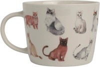 Dutch Floral Giftset 3 Bekers Laag Katten Kleur 32 cl.-9