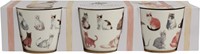 Dutch Floral Giftset 3 Mugs Low Cats Color 32 cl.-2