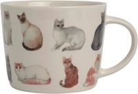 Dutch Floral Giftset 3 Bekers Laag Katten Kleur 32 cl.-4