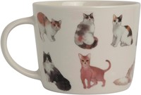 Dutch Floral Giftset 3 Bekers Laag Katten Kleur 32 cl.-6