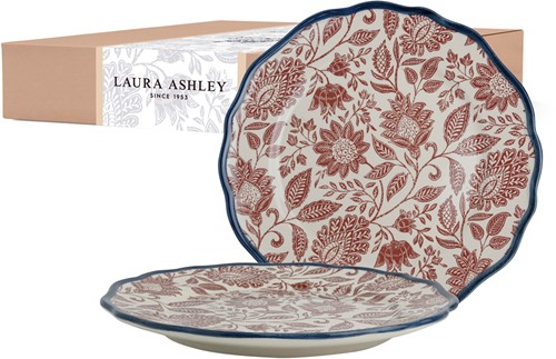 Giftset 2 Plates 27 cm Hedingham Blue Terra-2