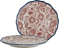 Giftset 2 Plates 27 cm Hedingham Blue Terra