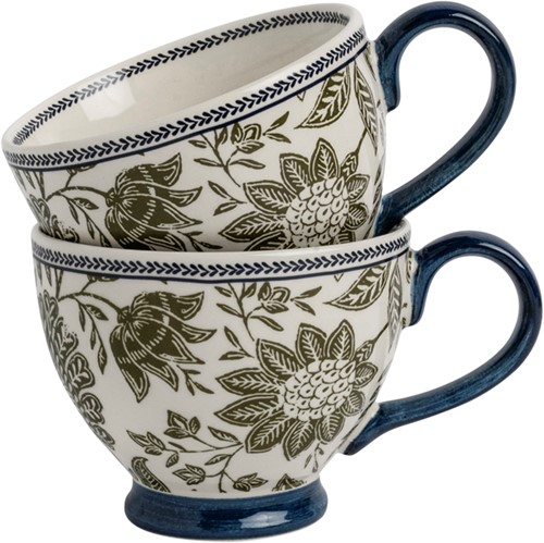 Giftset 2 Mokken Hedingham Blue Sage 43 cl.