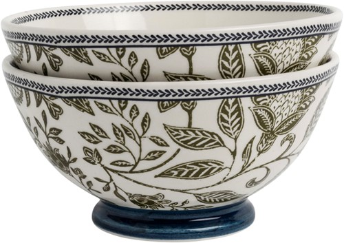 Giftset 2 Kommen 15,5 cm Hedingham Blue Sage