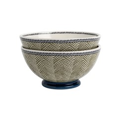 Giftset 2 Kommen 15,5 cm Edwin Blue Sage
