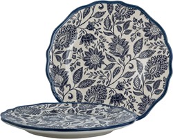 Giftset 2 Plates 27 cm Hedingham Blue