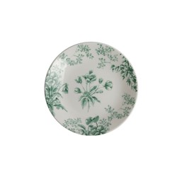 Bord 12 cm Bloemen groen
