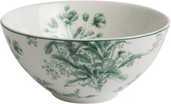 Kom 13 cm Bloemen groen