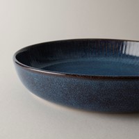 Blauw diep bord