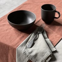  Dutch Rose Tafelloper 40x150 cm dubbelzijdig terracotta-beige-2