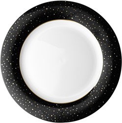 Bliss Bord Plat 26 cm Zwart Glitter