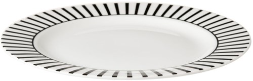 Dutch Rose Cakeplate 18 cm Stripe Black-2