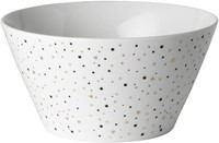 Bliss Kom 14 cm Wit Glitter