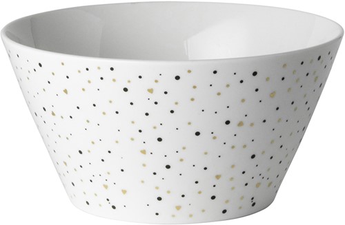 Bliss Kom 14 cm Wit Glitter