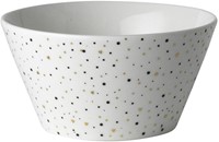 Bliss Kom 10 cm Wit Glitter 