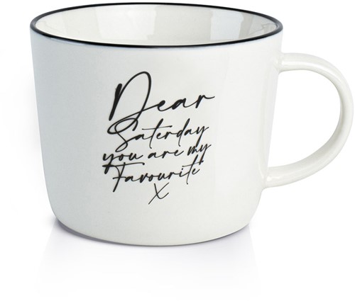 Dutch Rose Mug Low Saturday 32 cl.