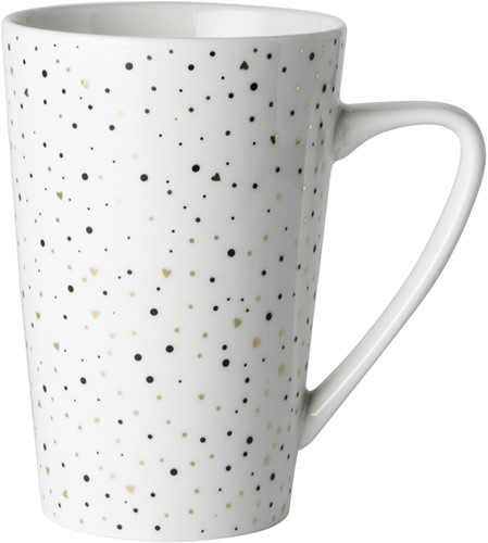 Bliss Beker XL Wit Glitter 43 cl.