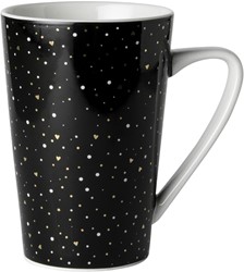 Bliss Beker XL Zwart Glitter 43 cl.