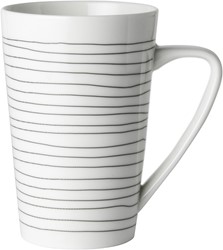 Bliss Beker XL Wit Streep 43 cl.