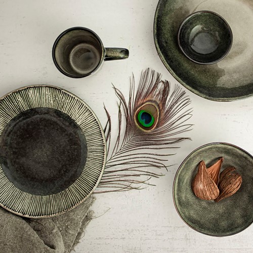 Dutch Rose Set 36 Pcs Tableware Green-3