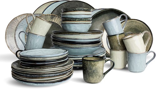 Dutch Rose Set 54 Delig Servies Assorti 