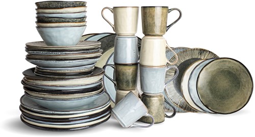 Dutch Rose Set 54 Delig Servies Assorti -3