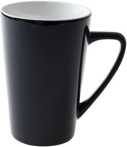 Dutch Rose Mug XL Uni Black 43 cl.