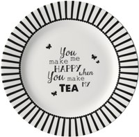 Bliss Gebakbord 18 cm Happy Tea