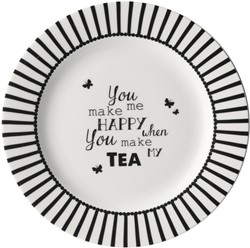 Bliss Gebakbord 18 cm Happy Tea