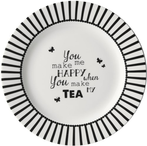 Dutch Rose Cakeplate 18 cm Happy Tea