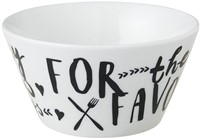 Dutch Rose Bowl 10 cm Snacks White
