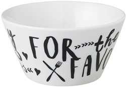 Dutch Rose Bowl 10 cm Snacks White