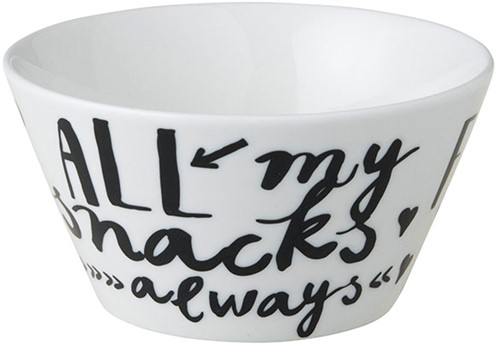 Bliss Kom 10 cm Snacks Wit-3